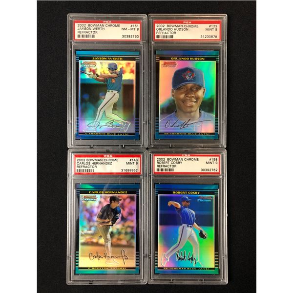 GRADED PSA BASEBALL CARD LOT