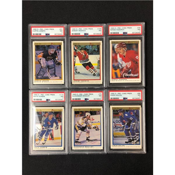 GREAT LOT OF PSA GRADED HOCKEY CARDS