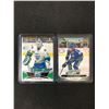 Image 1 : THATCHER DEMKO AND QUINN HUGHES HOCKEY TRADING CARD LOT