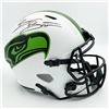 Image 1 : BRIAN BOSWORTH SIGNED SEATTLE SEAHAWKS LUNAR ECLIPSE FULL-SIZE HELMET (FROZEN POND COA)