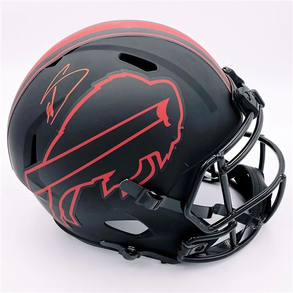 STEFON DIGGS SIGNED ECLIPSE FULL-SIZE SPEED HELMET (BAS WITNESSED)