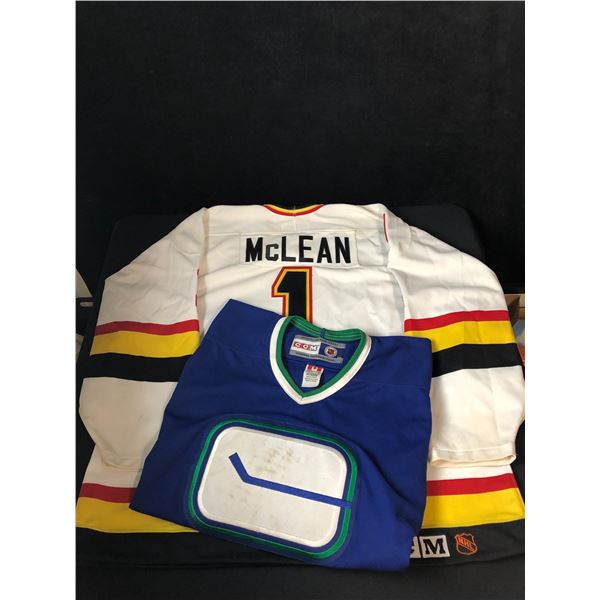 VANCOUVER CANUCKS JERSEY LOT