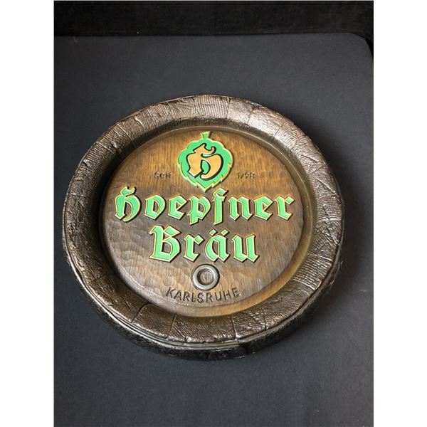 HOEPFNER BRAU BEER SIGN