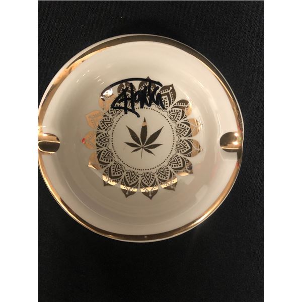 TOMMY CHONG SIGNED "420" ASHTRAY (GCG)