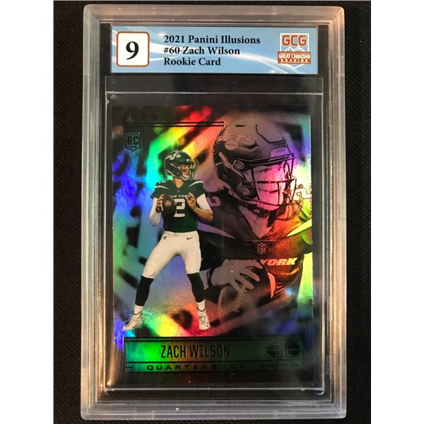 2021 PANINI ILLUSIONS ZACK WILSON RC (GCG 9)