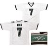 Image 1 : MICHAEL VICK SIGNED EAGLES PRO STYLE JERSEY (JSA COA)