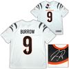 Image 1 : Cincinnati Bengals Joe Burrow Autographed White Nike Limited Twill Jersey Fanatics COA