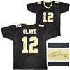 Image 1 : CHRIS OLAVE SIGNED SAINTS PRO STYLE JERSEY (JSA COA)