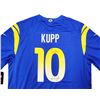 Image 2 : COOPER KUPP SIGNED BLUE NIKE RAMS JERSEY W/SB LVI PATCH AND SB LVI MVP INSCRIPTION (FANATICS HOLO)