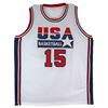 Image 3 : MAGIC JOHNSON SIGNED TEAM USA BASKETBALL JERSEY (BECKETT COA)