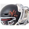 Image 2 : DRAKE LONDON SIGNED ATLANTA FALCONS MINI HELMET (BECKETT COA)