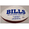 Image 3 : THURMAN THOMAS SIGNED BILLS LOGO FOOTBALL (BECKETT COA)