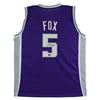 Image 1 : DEANDRE FOX SIGNED SACRAMENTO KINGS PRO STYLE JERSEY (BECKETT COA)