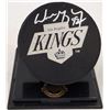 Image 2 : WAYNE GRETZKY SIGNED LA KINGS LOGO PUCK (UD COA)