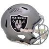 Image 1 : Raiders Davante Adams Authentic Signed Full Size Speed Rep Helmet BAS Witnessed