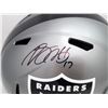 Image 2 : Raiders Davante Adams Authentic Signed Full Size Speed Rep Helmet BAS Witnessed