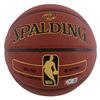 Image 2 : LARRY BIRD AND MAGIC JOHNSON SIGNED SPALDING BASKETBALL (BECKETT COA)