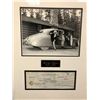 Image 2 : MARILYN MONROE SIGNED FRAMED CHEQUE (PSA/DNA LOA)