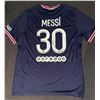 Image 1 : LIONEL MESSI SIGNED PARIS SAINT-GERMAIN SOCCER JERSEY (FANATICS COA)
