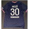 Image 1 : LIONEL MESSI SIGNED PARIS SAINT-GERMAIN SOCCER JERSEY (FANATICS COA)