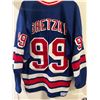 Image 1 : WAYNE GRETZKY SIGNED NY RANGERS CCM JERSEY (COA)