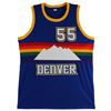 Image 3 : DIKEMBE MUTOMBO SIGNED DENVER NUGGETS PRO STYLE JERSEY (BECKETT COA)