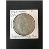 Image 1 : 1921 MORGAN SILVER DOLLAR .900 SILVER