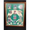 Image 1 : CINCINNATI REDS FRAMED TRADING CARDS