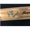 Image 2 : GEORGE BELL SIGNED BLOND LOUISVILLE SLUGGER BASEBALL BAT W/1983 MVP (JSA COA)