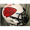 Image 1 : CLYDE EDWARDS HELAIRE SIGNED KC CHIEFS FULL-SIZE LUNAR SPEED HELMET (BECKETT COA)