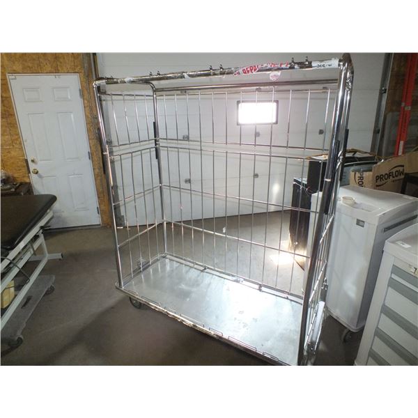 Stainless Steel Storage Cart On Wheels