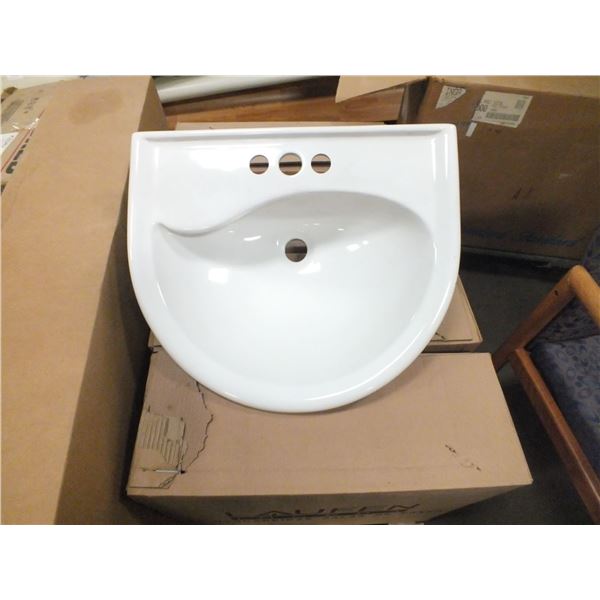 3 Porcelain Bathroom Sinks