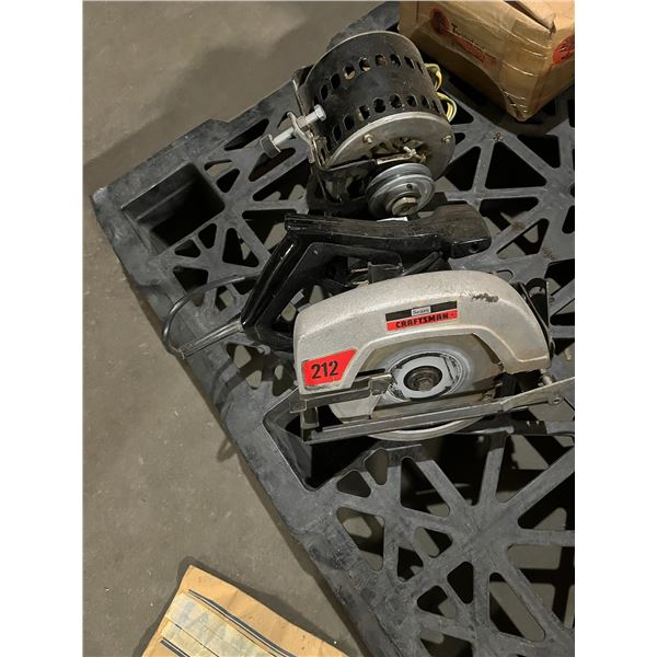 Motor & Circular Saw