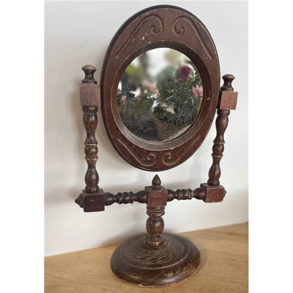 Antique Shaving Mirror Circa 1910