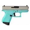 Image 1 : GLOCK 43 9MM ROBIN EGG BLUE/SATIN SLIDE 3.41"