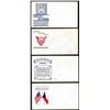 Image 1 : Lot of (4) WWII Era Patriotic Unused Envelopes