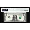 Image 2 : 2009 $1 Federal Reserve Note Inverted Back ERROR Fr.1934-L PMG Gem Uncirculated 66EPQ