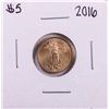 Image 1 : 2016 $5 American Gold Eagle Coin