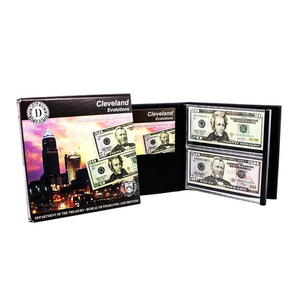 Evolutions Series 2004 $20 & $50 Federal Reserve Note Cleveland Matching Serial #'s