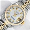 Image 1 : Rolex Ladies Two Tone MOP Diamond Datejust Wristwatch with Rolex Box