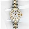 Image 3 : Rolex Ladies Two Tone MOP Diamond Datejust Wristwatch with Rolex Box