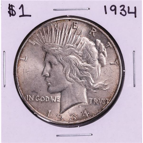 1934 $1 Peace Silver Dollar Coin