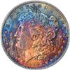 Image 3 : 1902 $1 Morgan Silver Dollar Coin PCGS MS63 Amazing Toning