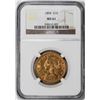 Image 1 : 1894 $10 Liberty Head Eagle Gold Coin NGC MS61