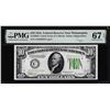 Image 1 : 1934 $10 Federal Reserve Note Philadelphia Fr.2005-C PMG Superb Gem Uncirculated 67EPQ