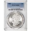 Image 1 : 1882 $1 Morgan Silver Dollar Coin PCGS MS63