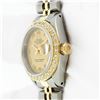 Image 5 : Rolex Ladies Two Tone Champagne Roman Datejust Wristwatch