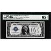 Image 1 : 1928 $1 Funnyback Silver Certificate Star Note Fr.1600* PMG Gem Uncirculated 65EPQ