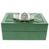 Image 5 : Rolex Men's Stainless Steel Black Roman Datejust Watch With Rolex Box