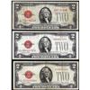 Image 1 : Lot of (3) 1928 $2 Legal Tender Notes